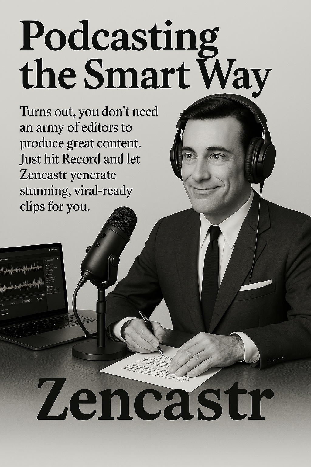 Zencastr Podcasting the Smart Way advertisement